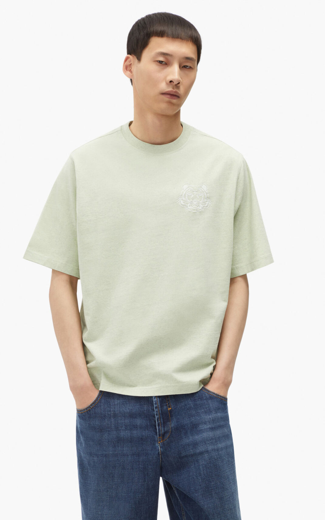 Kenzo RE/relaxed casual Tシャツ メンズ 緑 - GMDSLB872